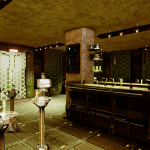 Travail de décor en image de synthèse réalisé avec le moteur de jeu UNITY