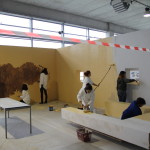 Après la construction, place à la peinture.